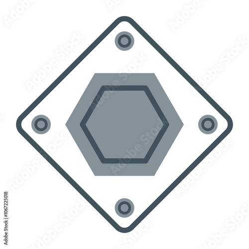 Stop Vector Icon Design