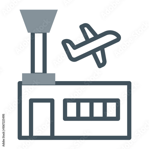 Airport Vector Icon Design