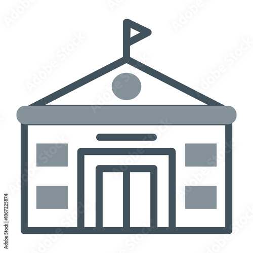 Embassy Vector Icon Design