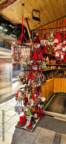 Christmas market at Neuhauser street in Munich, Bavaria, Germany, Europe photo