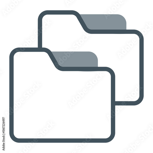 Folder Copy Vector Icon Design