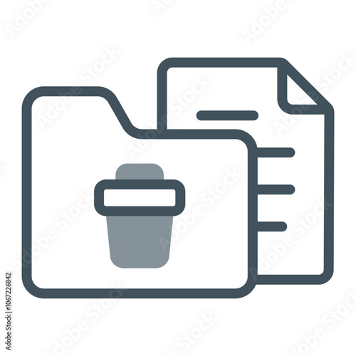 Folder Archive Vector Icon Design