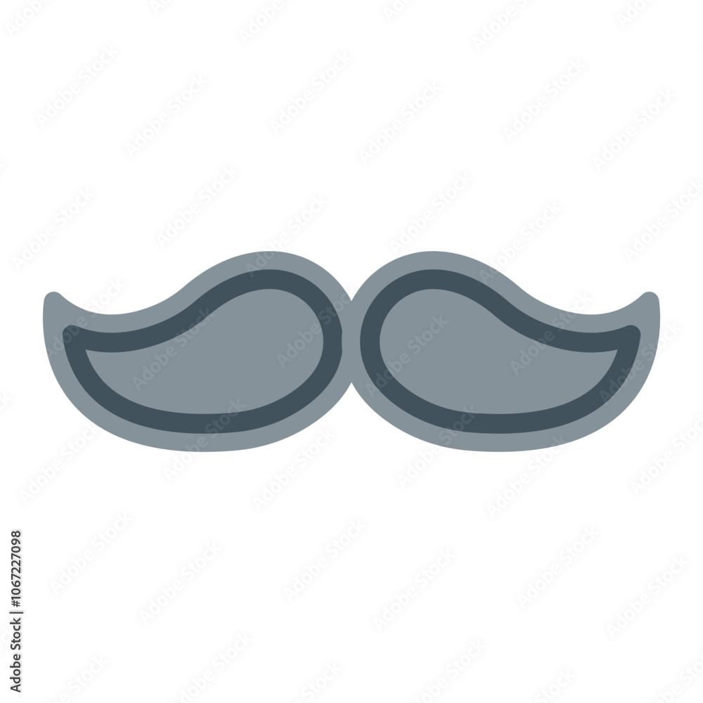 Moustaches Vector Icon Design Moustaches Vector Icon Design