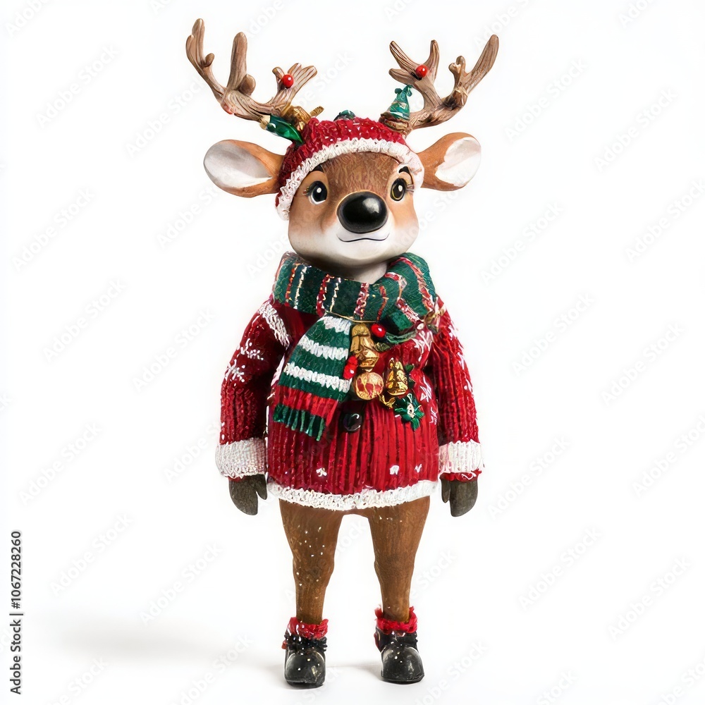 Festive Christmas reindeer Festive Christmas reindeer