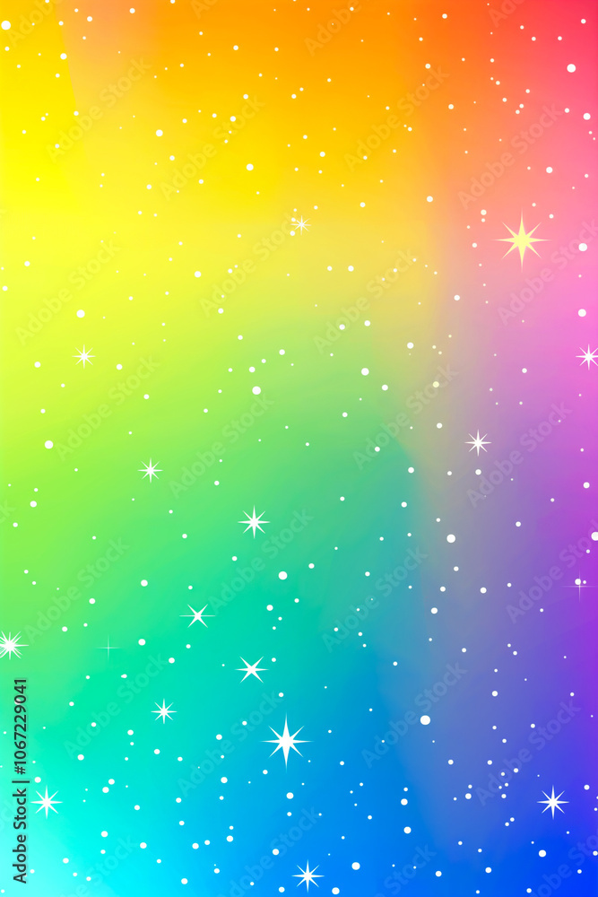 Fototapeta premium A colorful background with stars on it.