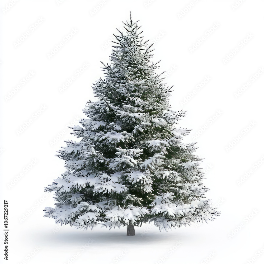 Obraz premium Decorative Christmas tree statue