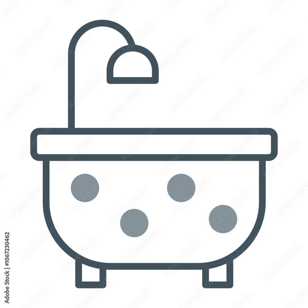 Bathtub Vector Icon Design Bathtub Vector Icon Design