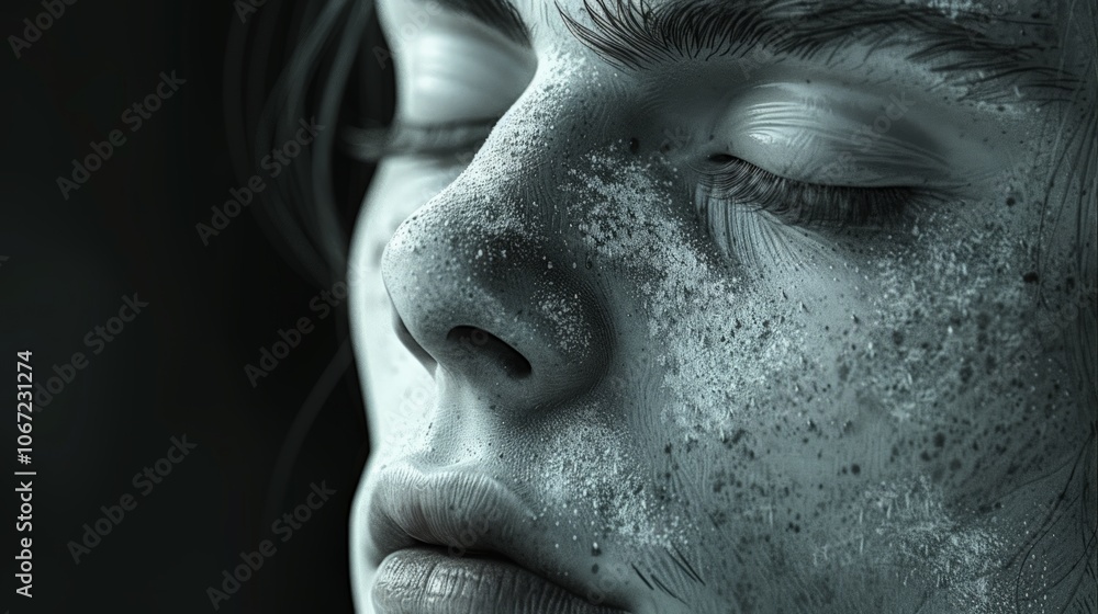 close-up of a person sitting alone, staring into the distance, their face reflecting sadness and disappointment. close-up of a person sitting alone, staring into the distance, their face reflecting sadness and disappointment.