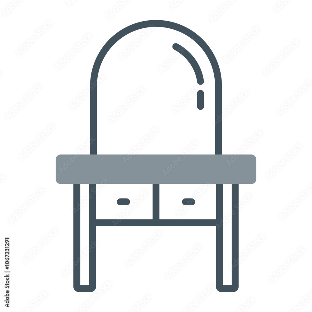 Dresser Vector Icon Design Dresser Vector Icon Design