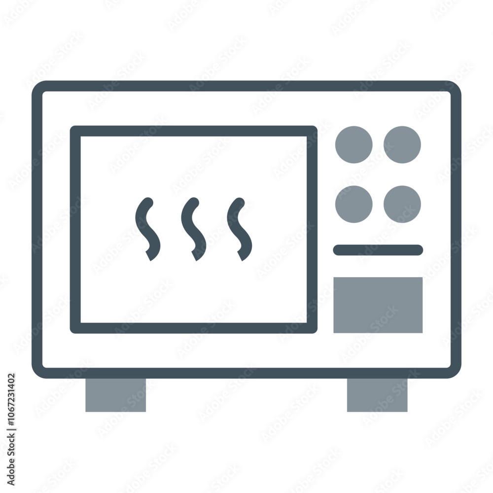 Microwave Vector Icon Design Microwave Vector Icon Design