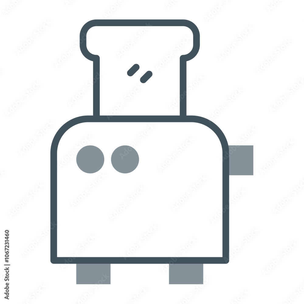 Toaster Vector Icon Design Toaster Vector Icon Design