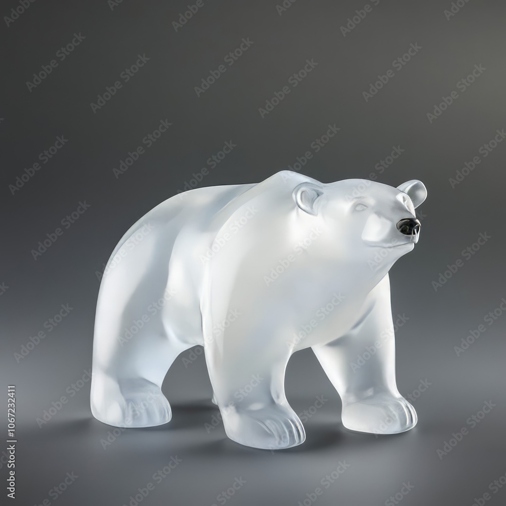 Polar bear symbolizing winter Polar bear symbolizing winter