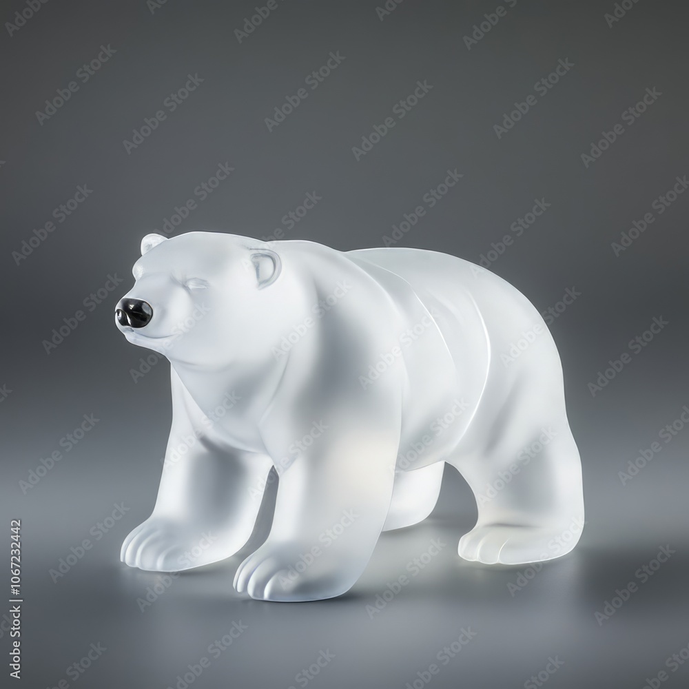 Polar bear symbolizing winter Polar bear symbolizing winter