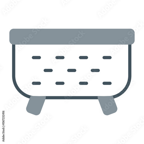 Tub Vector Icon Design
