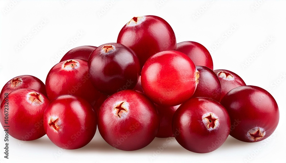 Cranberry on isolate White background, PNG Cranberry on isolate White background, PNG