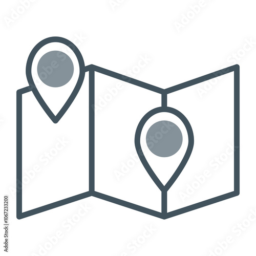 Nearby Destinations Vector Icon Design