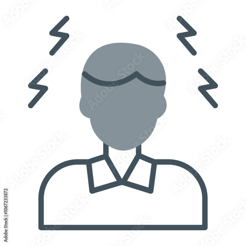 Headache Vector Icon Design