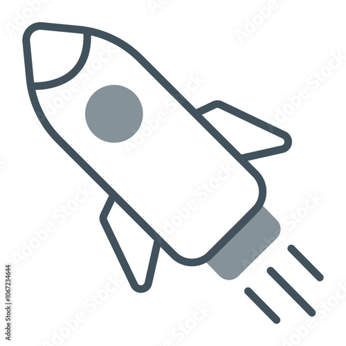 Rocket Vector Icon Design