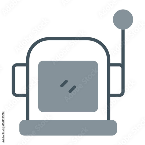 Astronaut Helmet Vector Icon Design