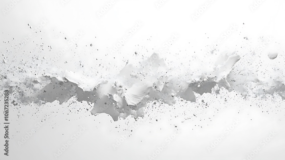 Explore the creative power of abstract white splash art Explore the creative power of abstract white splash art