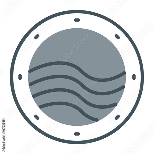 Porthole Vector Icon Design