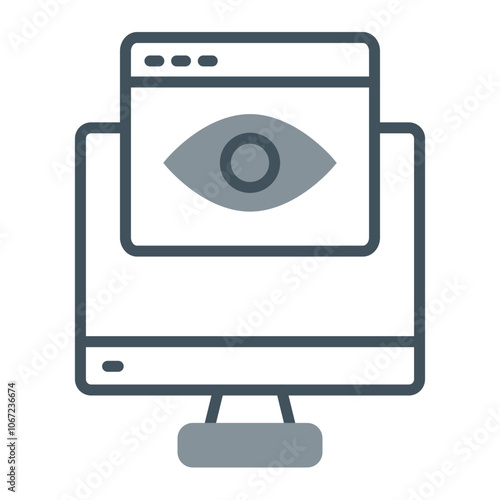 Stalker Vector Icon Design