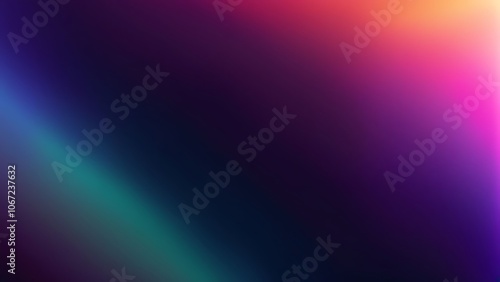 Abstract Gradient Background: Purple, Pink, Teal, and Orange