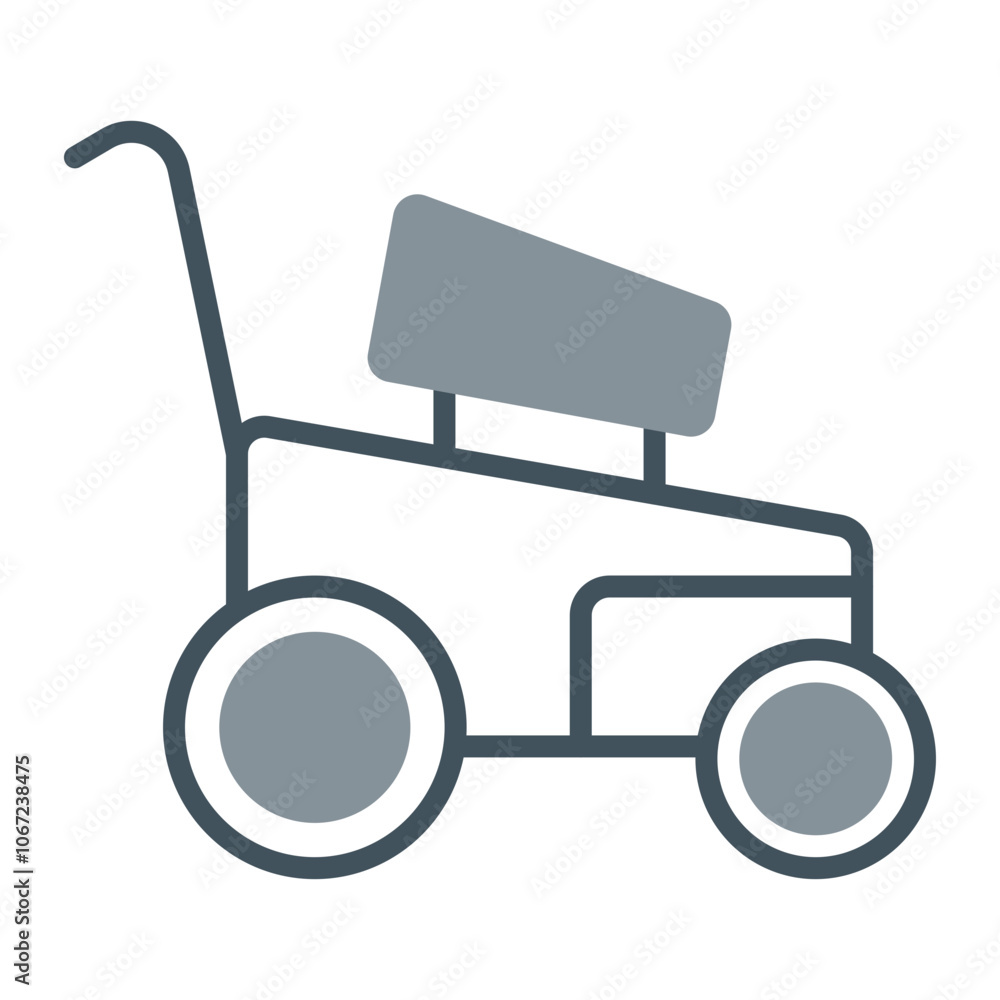 Lawn Mower Vector Icon Design Lawn Mower Vector Icon Design