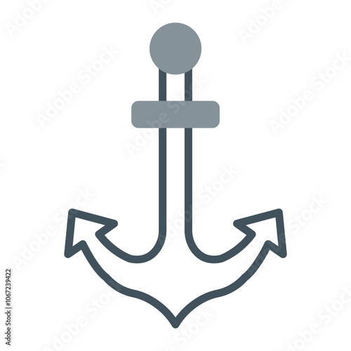 Anchor Vector Icon Design