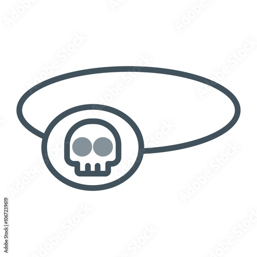 Eyepatch Vector Icon Design