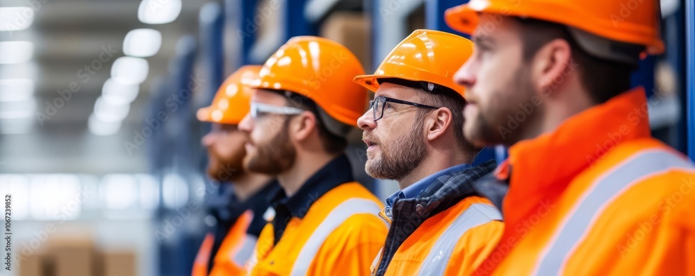 Fototapeta premium Team reviewing multimodal logistics strategy, digital tools, efficient planning