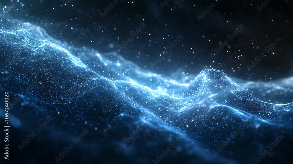 Fototapeta premium Explore the enigmatic beauty of cosmic waves