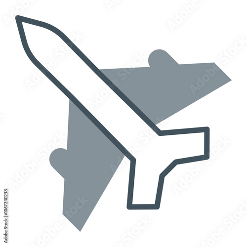 Jet Vector Icon Design