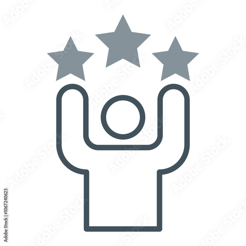 Motivation Vector Icon Design
