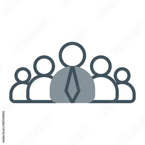 Leadership Vector Icon Design