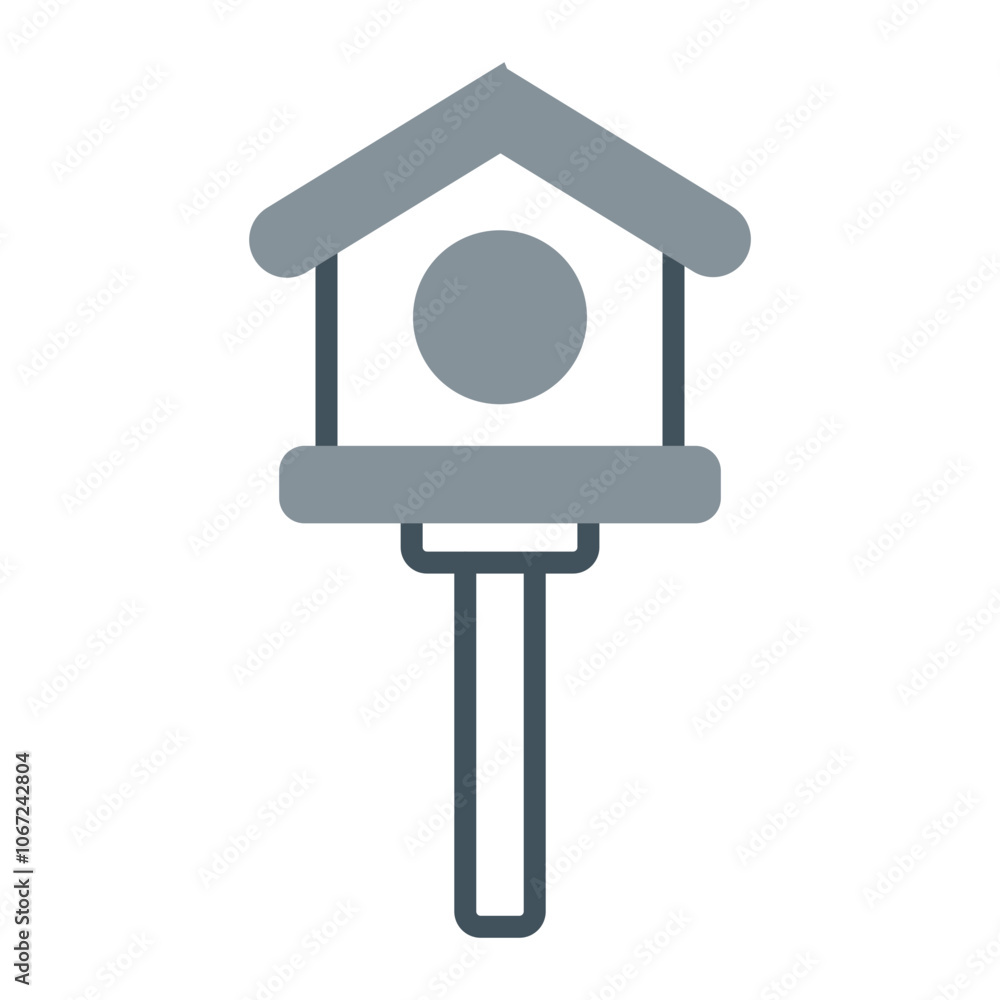 Bird Feeder Vector Icon Design Bird Feeder Vector Icon Design