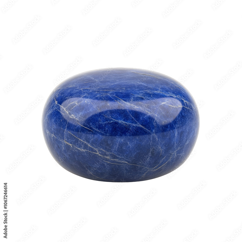 Smooth Blue Lapis Lazuli Gemstone Smooth Blue Lapis Lazuli Gemstone
