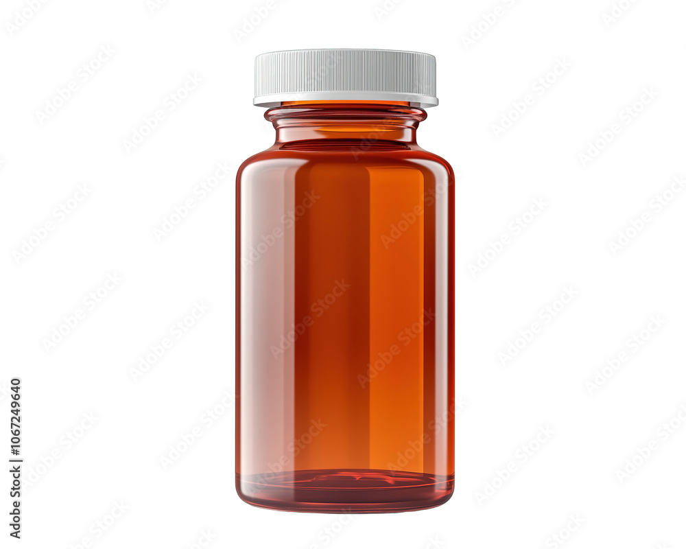 Pill bottle isolated on a transparent background Pill bottle isolated on a transparent background