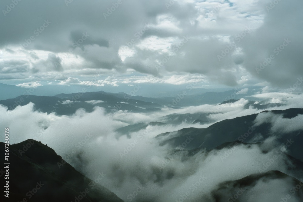 Majestic mountains pierce through a sea of clouds, creating a breathtaking panorama of peaks and valleys, evoking a sense of awe and wonder. Majestic mountains pierce through a sea of clouds, creating a breathtaking panorama of peaks and valleys, evoking a sense of awe and wonder.