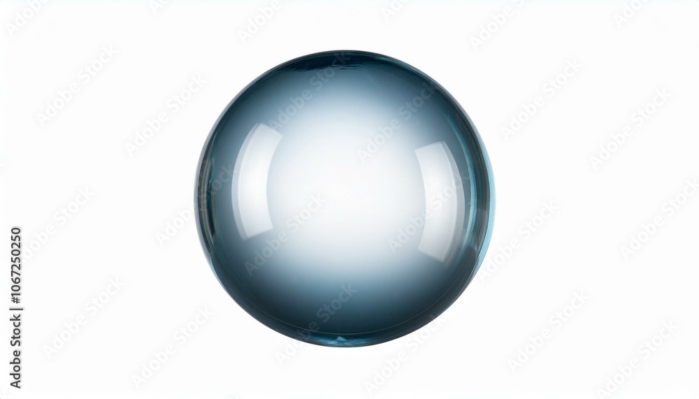 floated round glass ball isolate on White background PNG floated round glass ball isolate on White background PNG