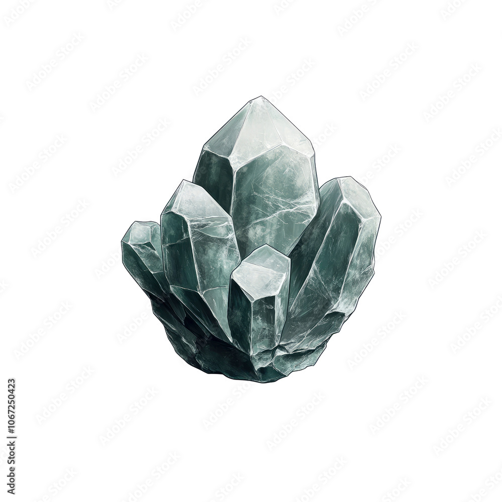 Fototapeta premium Cluster of Crystalline Gems