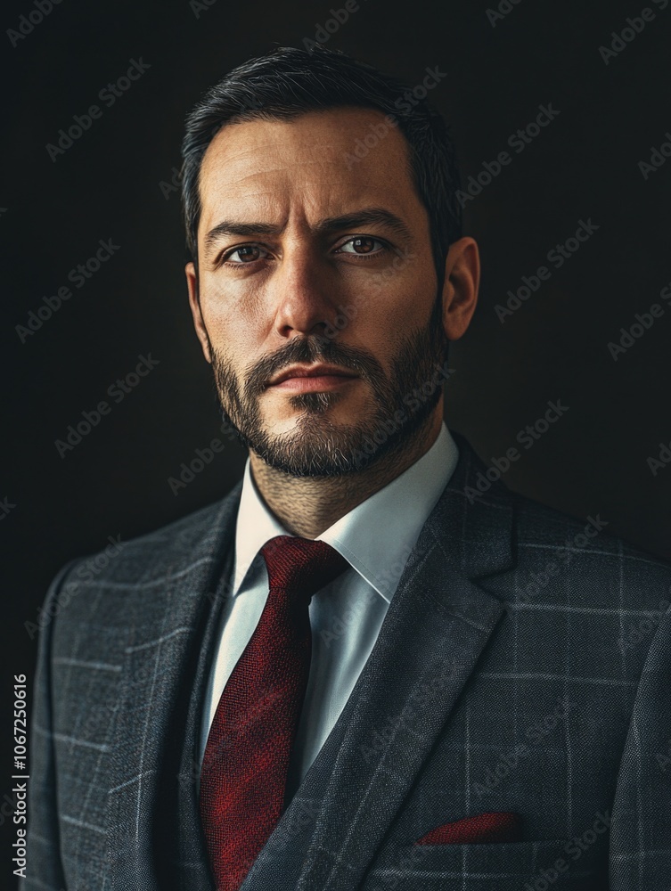 Businessman with beard Businessman with beard