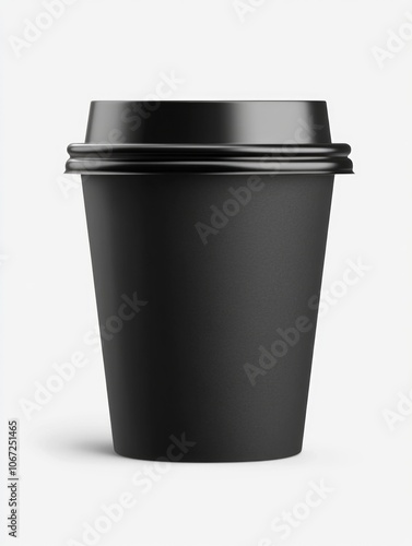 Black Coffee Cup