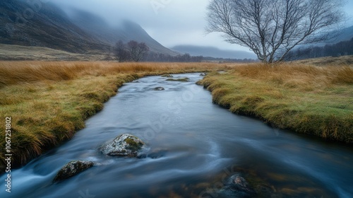 River Photography - Picturesque rivers winding through scenic landscapes, offering calm and dynamic elements of nature. photo