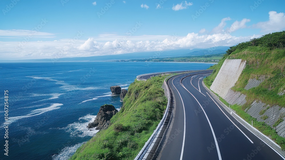 Scenic Highway - Highway with stunning views, ideal for capturing the beauty of long-distance travel. Scenic Highway - Highway with stunning views, ideal for capturing the beauty of long-distance travel.