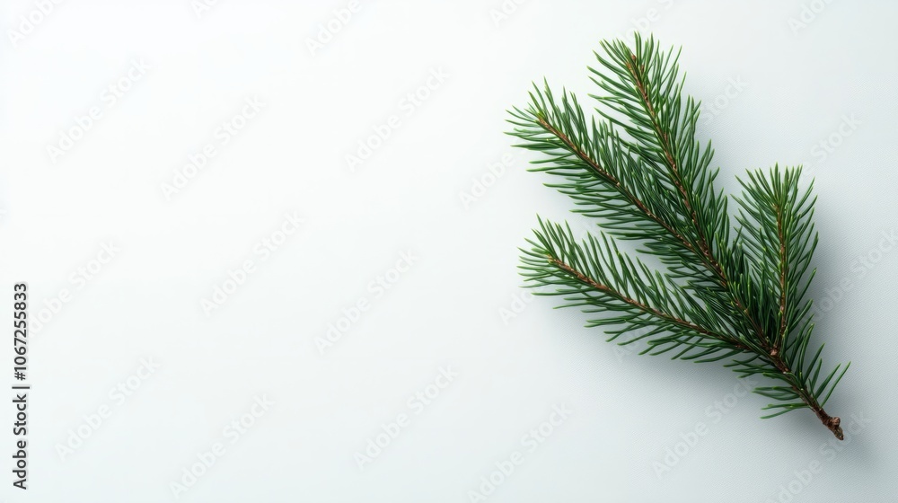 Obraz premium background with christmas tree branch