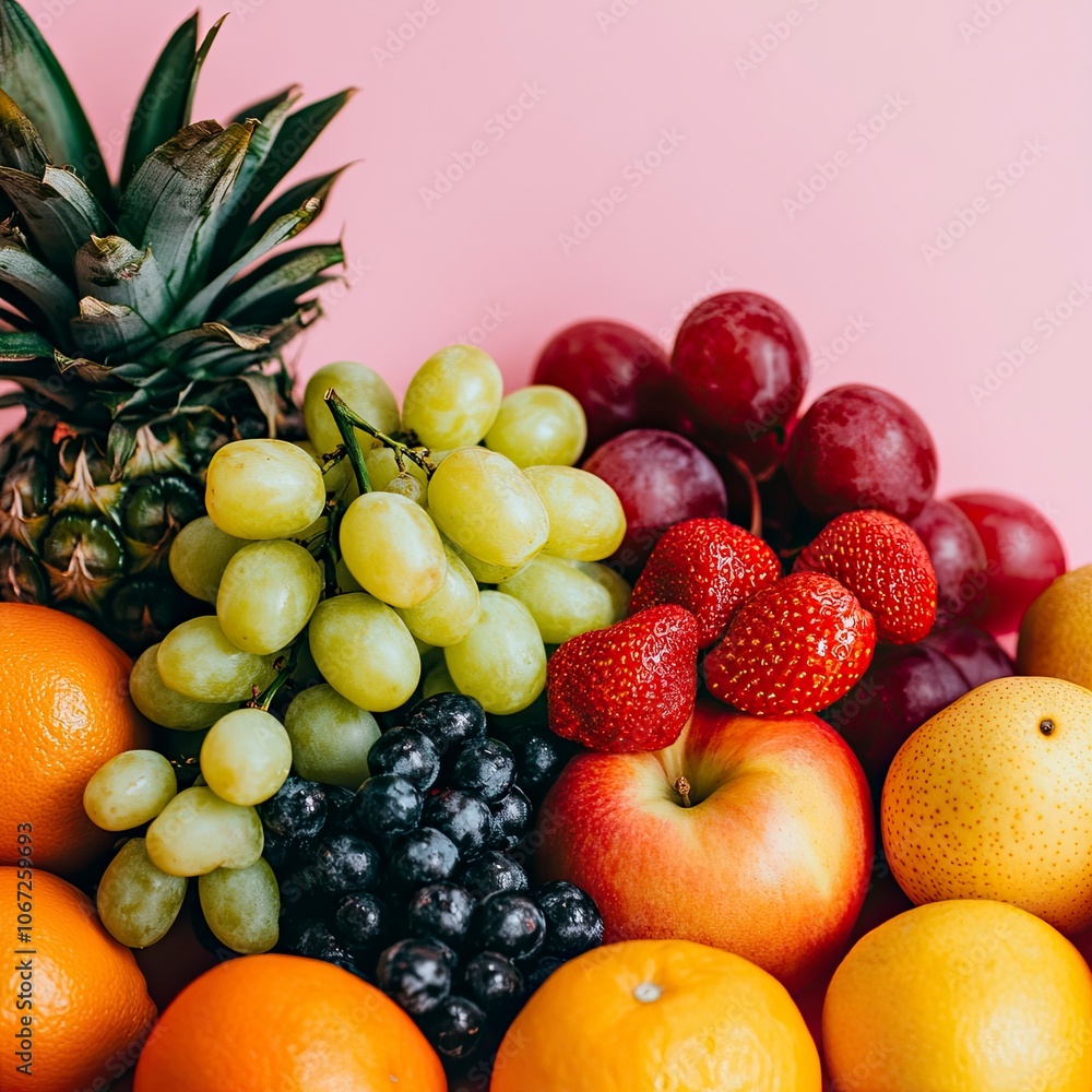 photo of fresh fruits good looking fresh, fruits, delicious, creative, advertisement, pink background, artistic. front view photography. --v 6.1 Job ID: f20cf9ea-cd09-4820-b1d8-0224bdcf52b6 photo of fresh fruits good looking fresh, fruits, delicious, creative, advertisement, pink background, artistic. front view photography. --v 6.1 Job ID: f20cf9ea-cd09-4820-b1d8-0224bdcf52b6