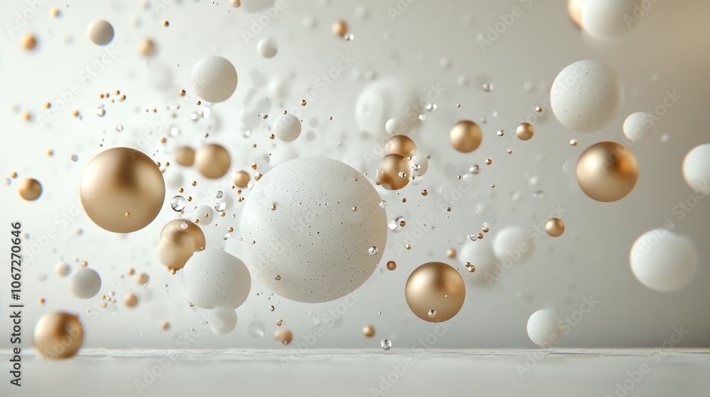 Abstract of dissolving carbon molecules, visualizing zero emissions, clean environment Abstract of dissolving carbon molecules, visualizing zero emissions, clean environment