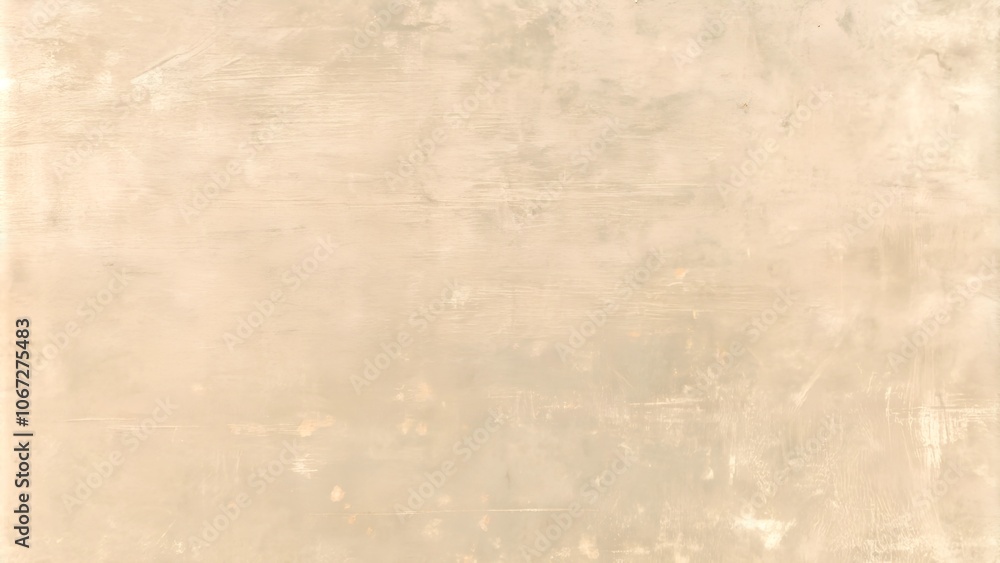 Naklejka premium Beige aged texture background with textured grunge surface, cracks, scratches concrete, old paper, brushed matte surface. Vintage design style for wallpaper, template, etc.