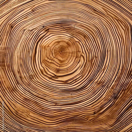 Stunning Close-Up of Tree Rings - Natural Wood Texture